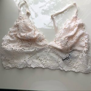 Victoria’s Secret white lace bralette